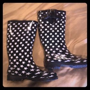 Rain boots with Stars- Discounted Shipping